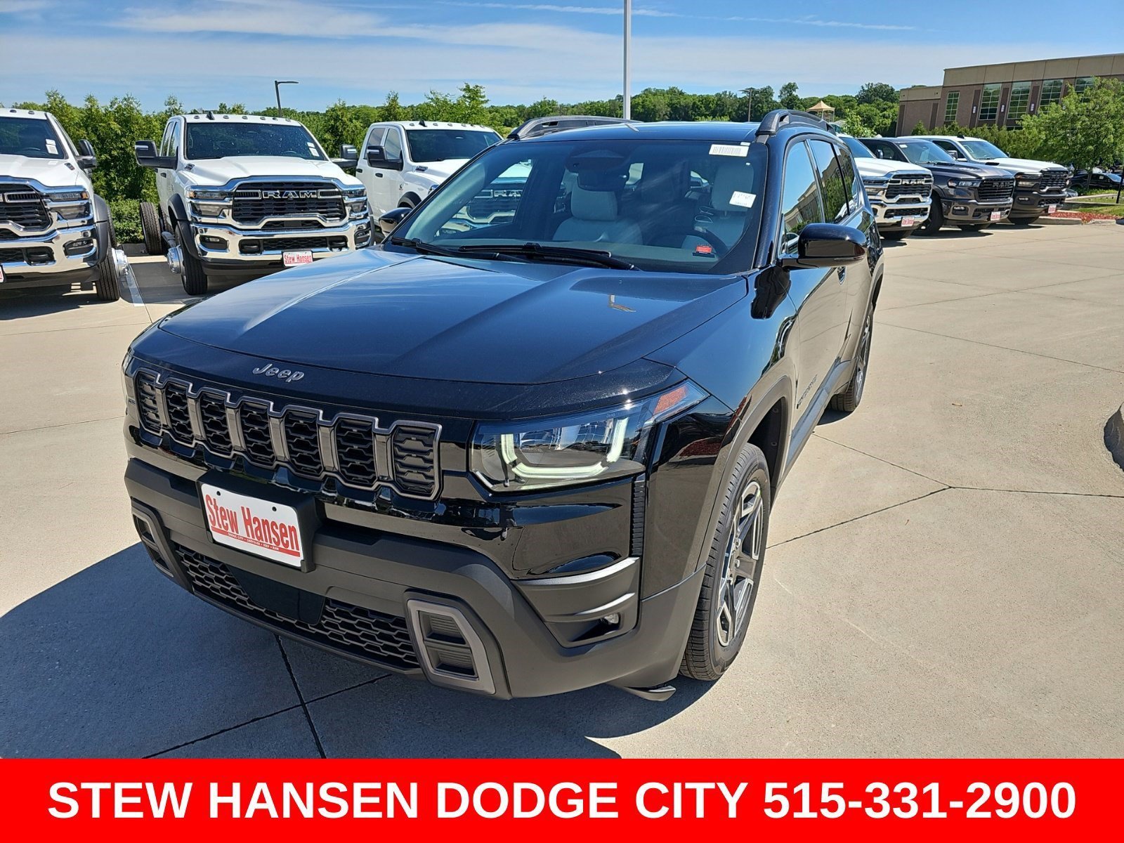New 2026 Diamond Black Crystal Pearlcoat Jeep Limited image 1