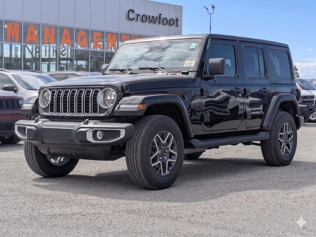 New 2026 Black Jeep Sahara - - 4x4 - Body- Color Top - Side Steps - 2.0L Turbo - Remote Start & More! image 4