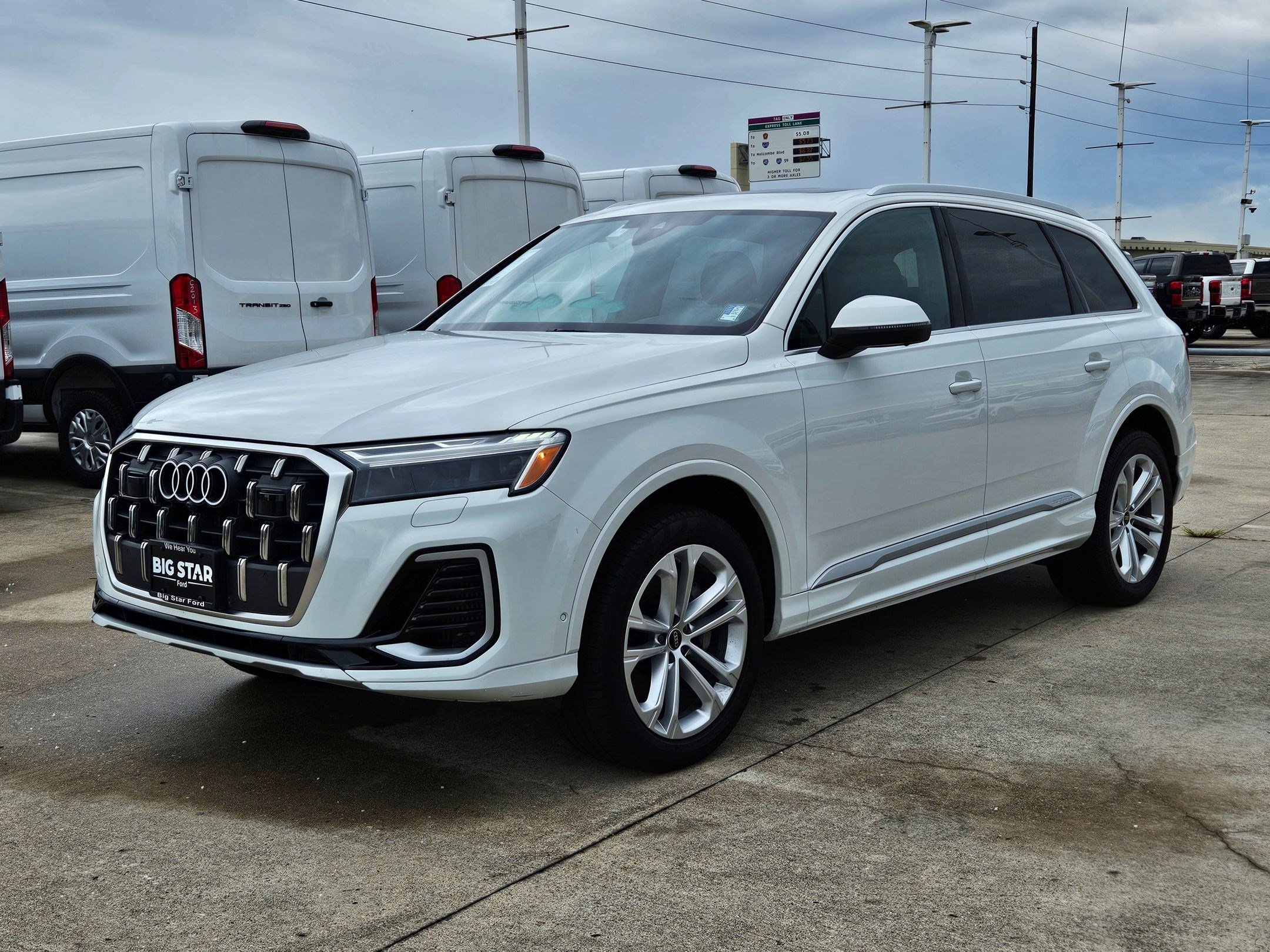 Certified Used 2025 Carrara White Audi 55 Premium Plus image 7
