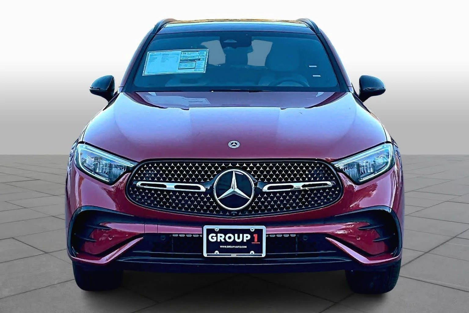 New 2026 MANUFAKTUR Patagonia Red Metallic Mercedes-Benz GLC 300 image 3