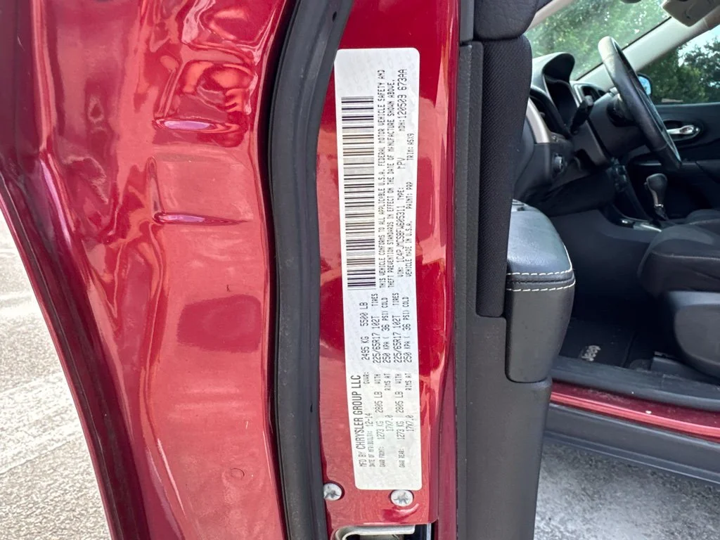 Used 2015 Deep Cherry Red Crystal Jeep Latitude image 14