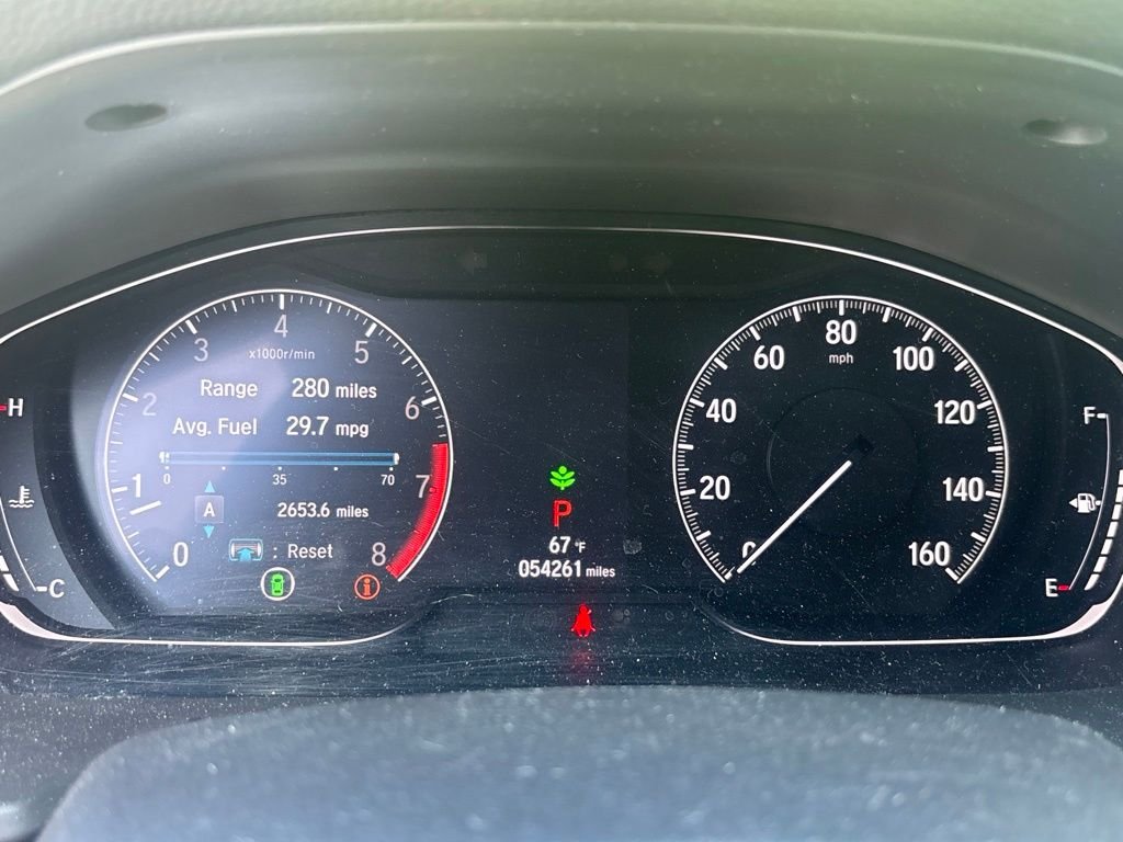 Used 2018 Radiant Red Metallic Honda EX image 9
