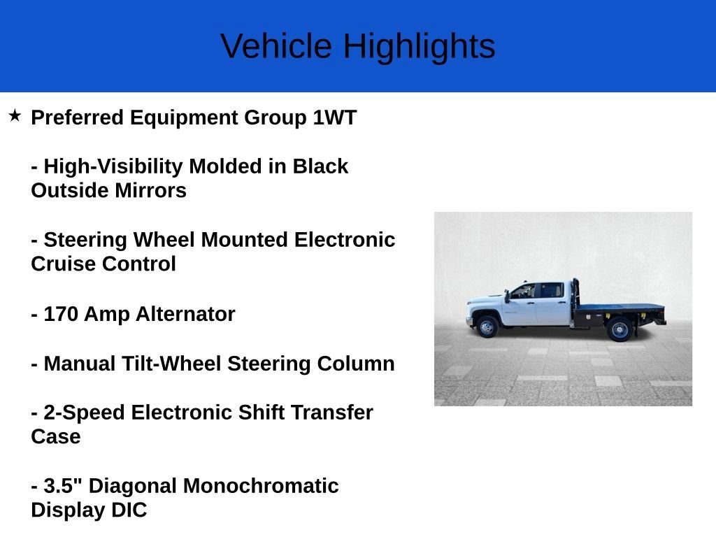 New 2026 Summit White Chevrolet Work Truck image 3