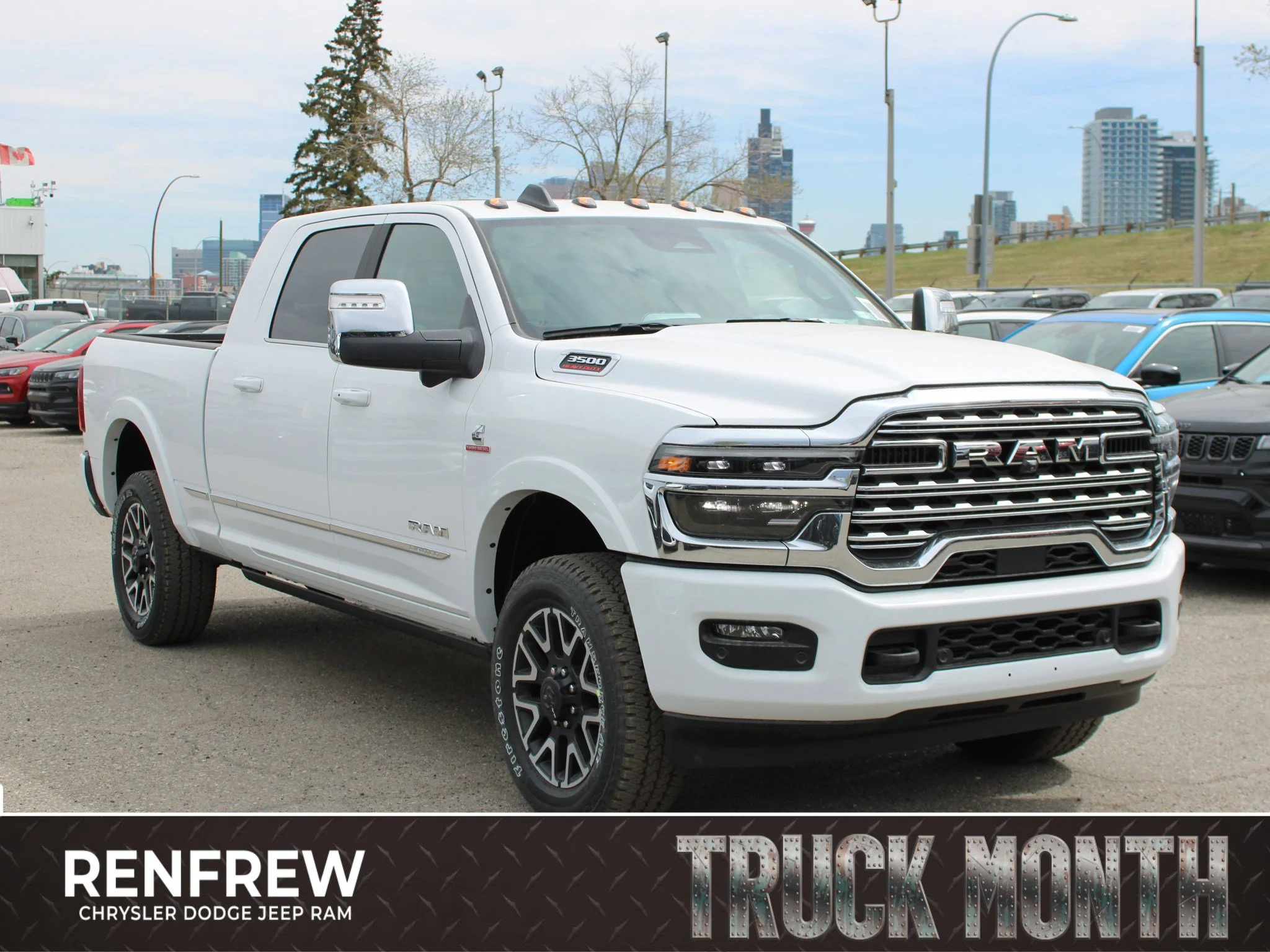 New 2025 White RAM Limited Mega Cab image 7