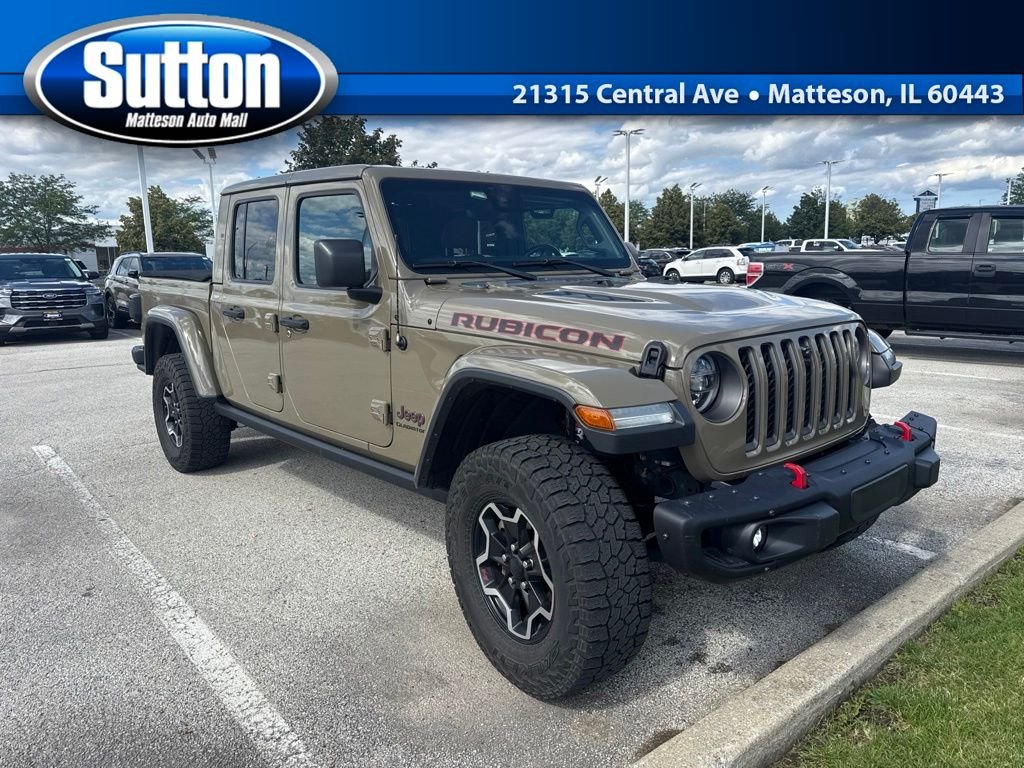 Used 2020 Green Jeep Rubicon image 1