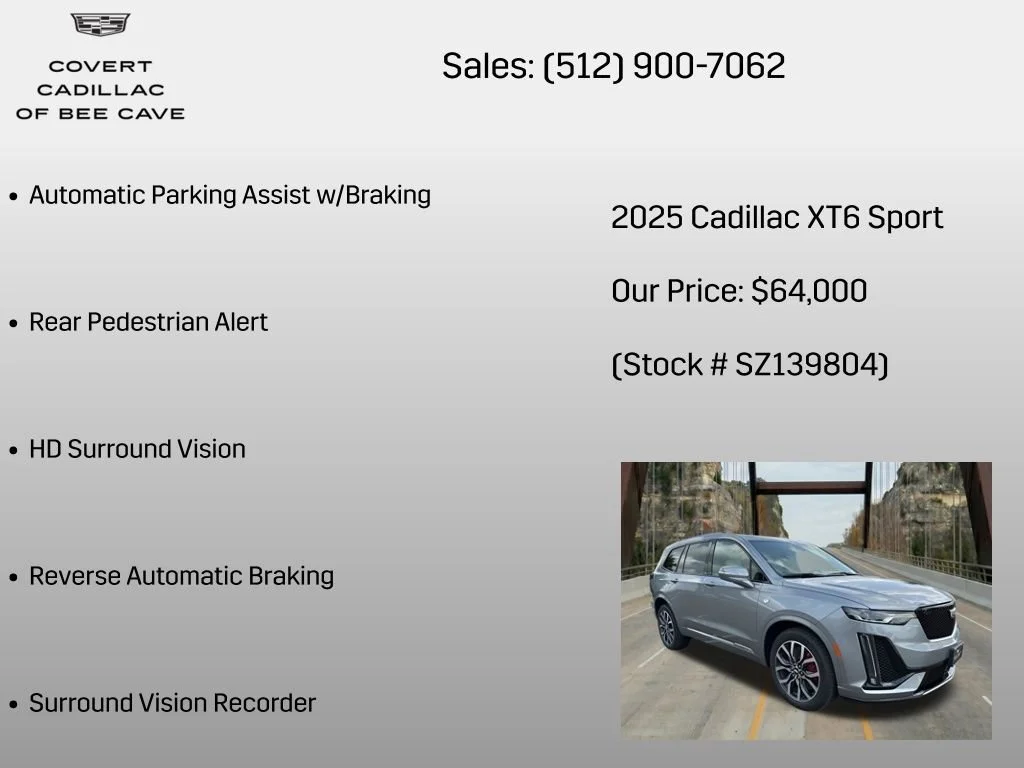 2025 Cadillac XT6 Sport - Photo 30