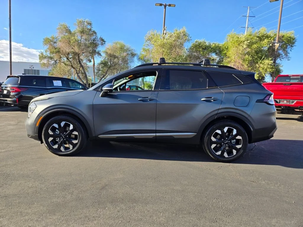 Used 2023 Shadow Matte Gray Kia X-Line Prestige image 3