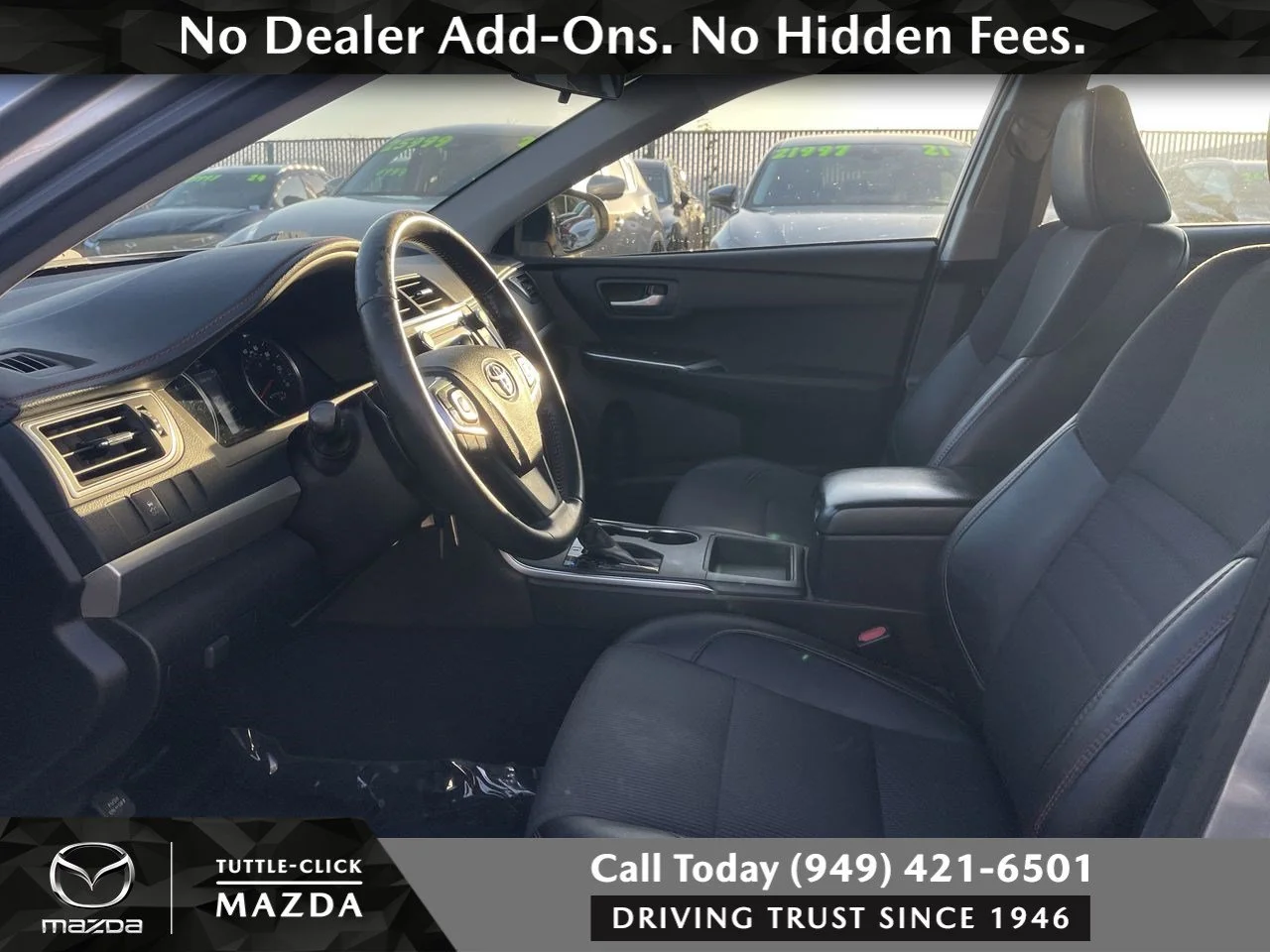 Used 2017 CELESTIAL SILVER Toyota SE image 18