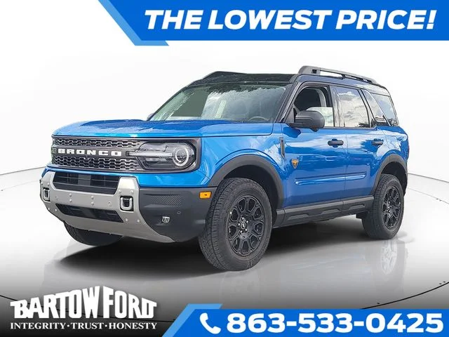 New 2026 Blue Metallic Ford Badlands image 1