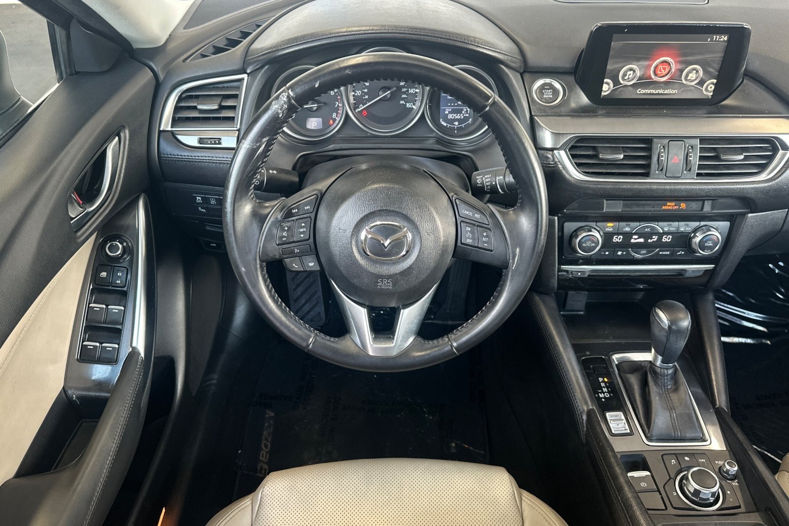Used 2016 SNOWFLAKE WHITE PEAR Mazda i Touring image 13