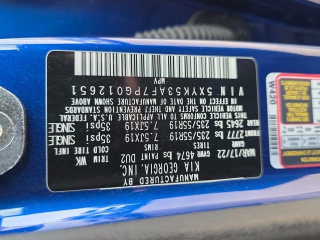 Used 2023 Blue Kia SX-Prestige image 30
