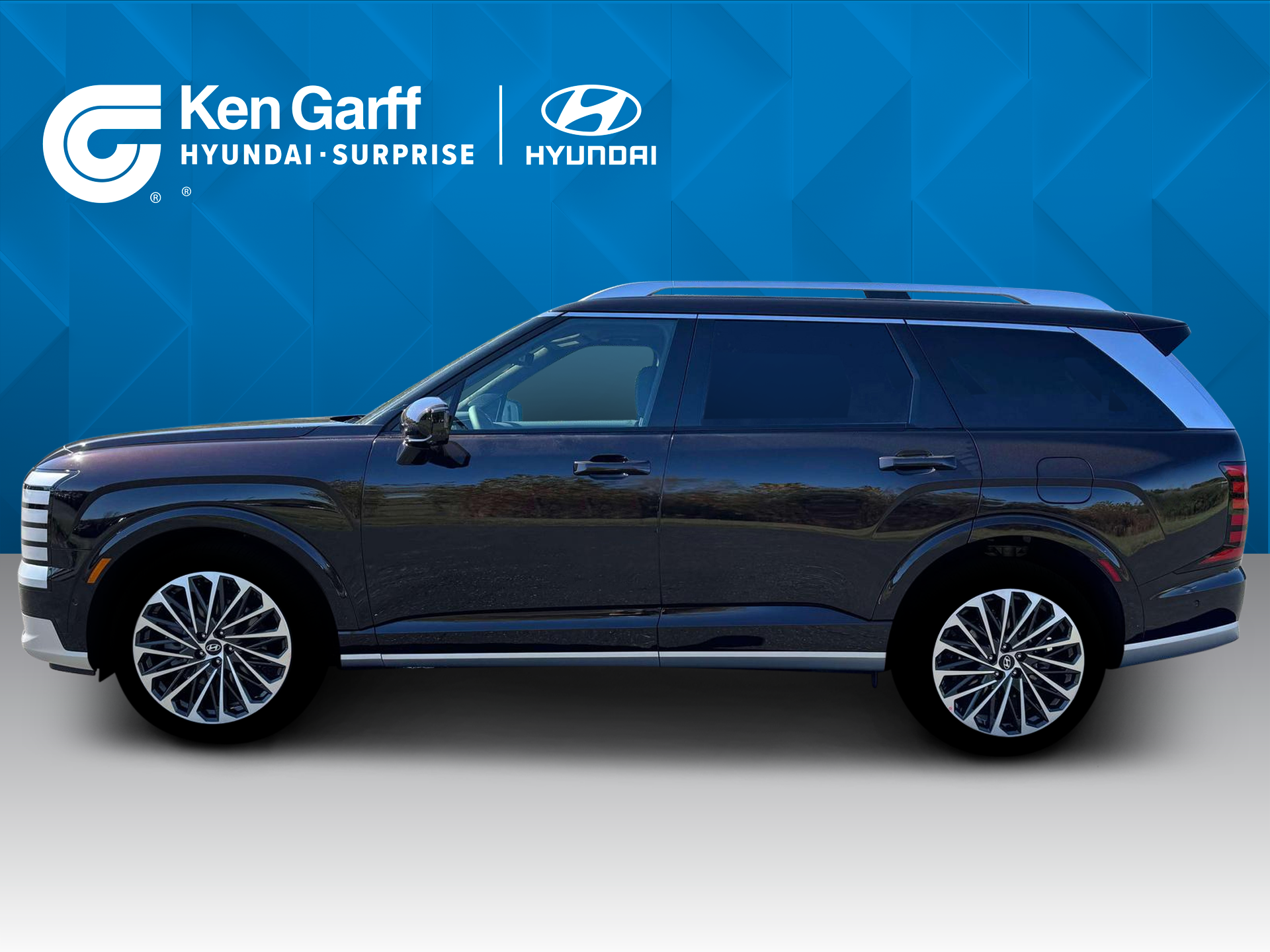 New 2026 Galaxy Maroon Pearl Hyundai Calligraphy AWD image 3