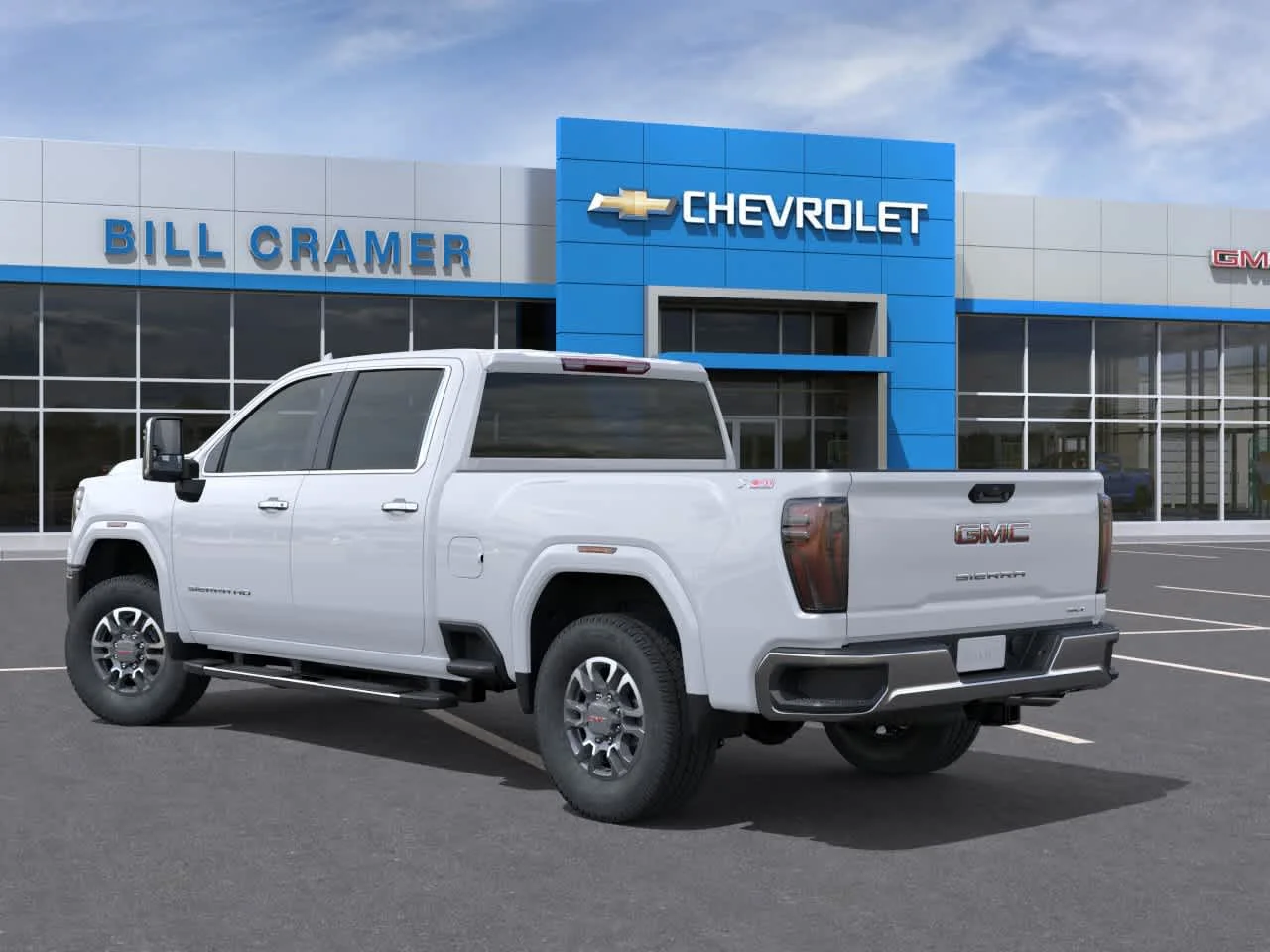 New 2026 Glacier White Tricoat GMC SLT image 28