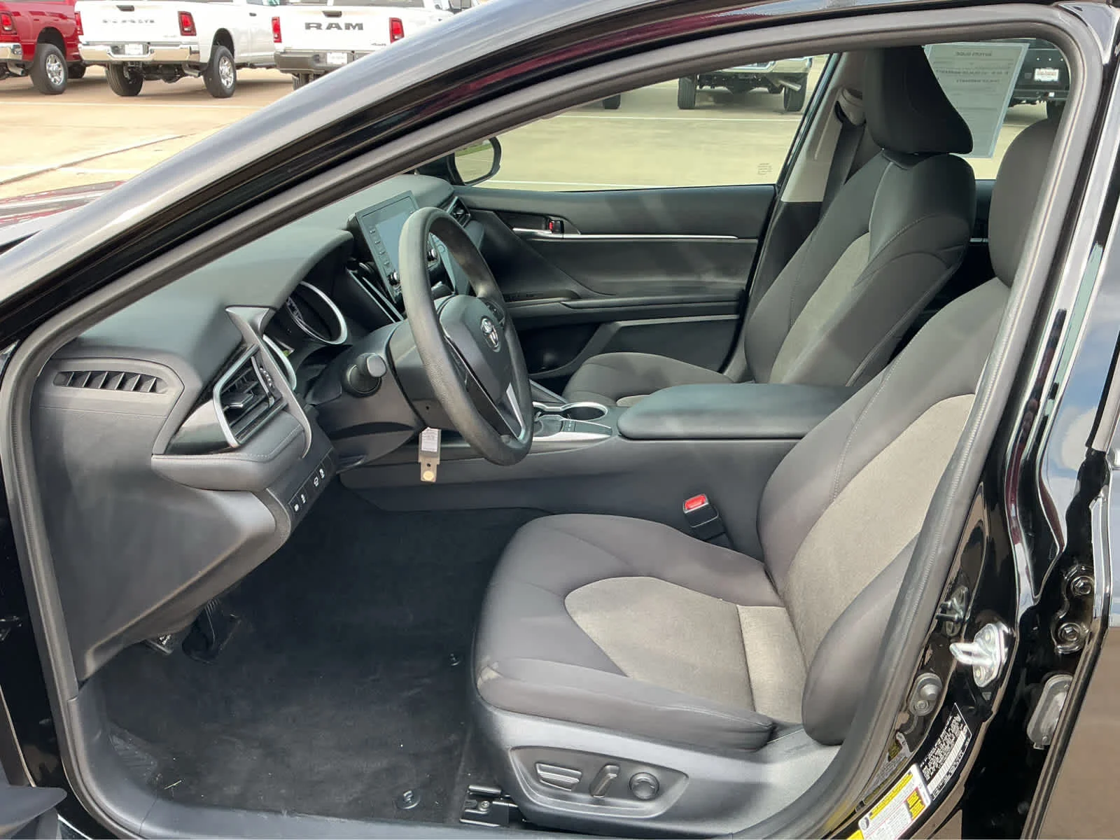 Used 2023 Midnight Black Metallic Toyota LE image 12