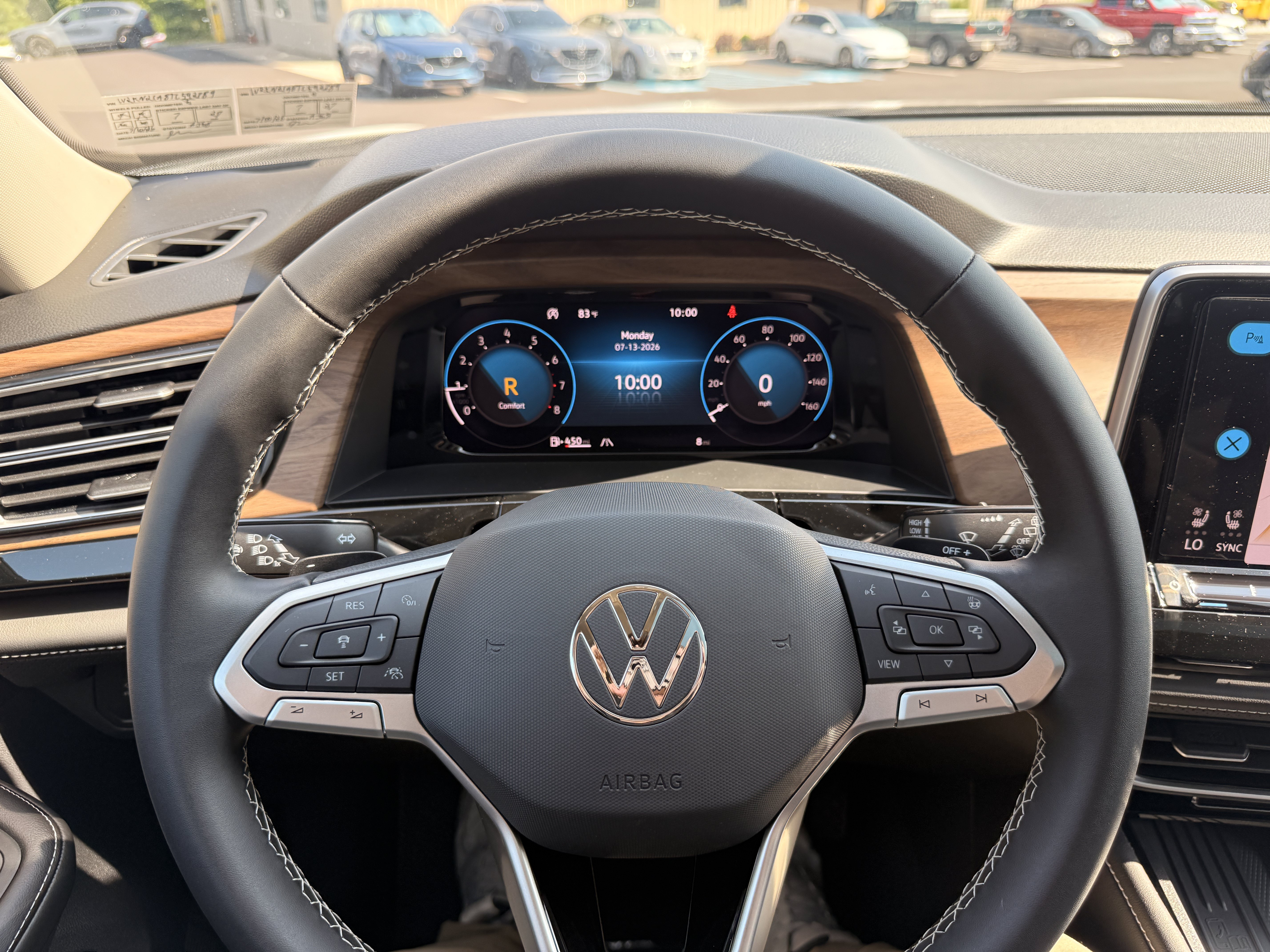 New 2026 Opal White Pearl Volkswagen 2.0T SE w/Technology image 25