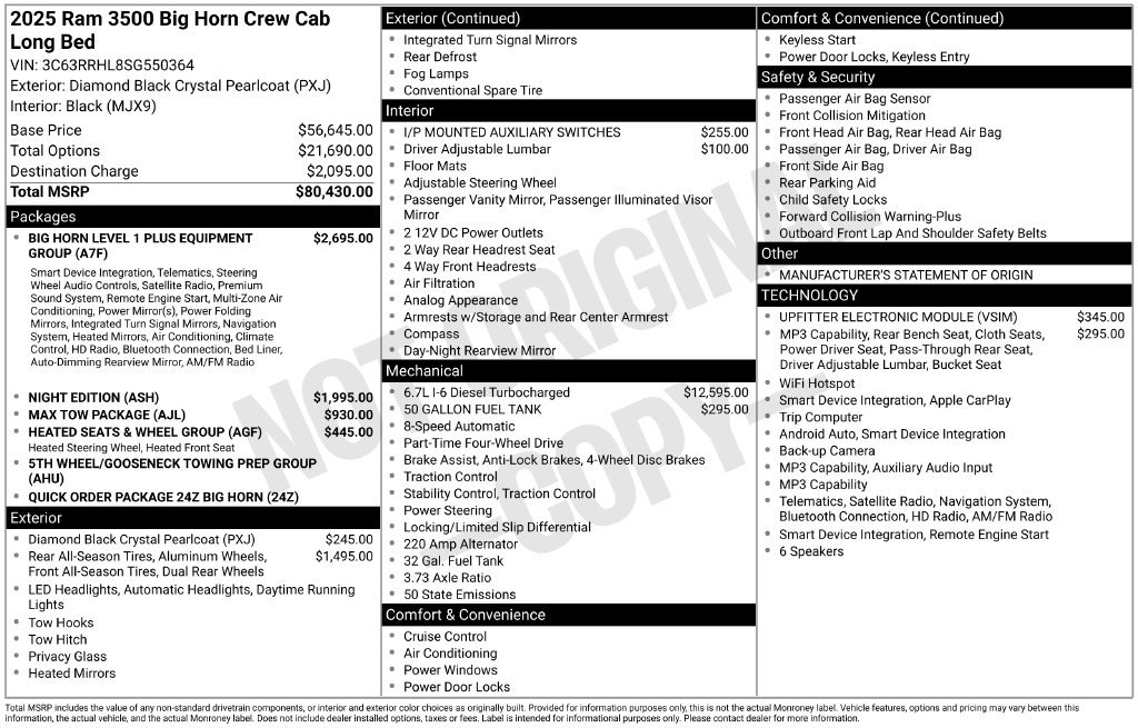 Used 2025 Black Ram Big Horn image 23