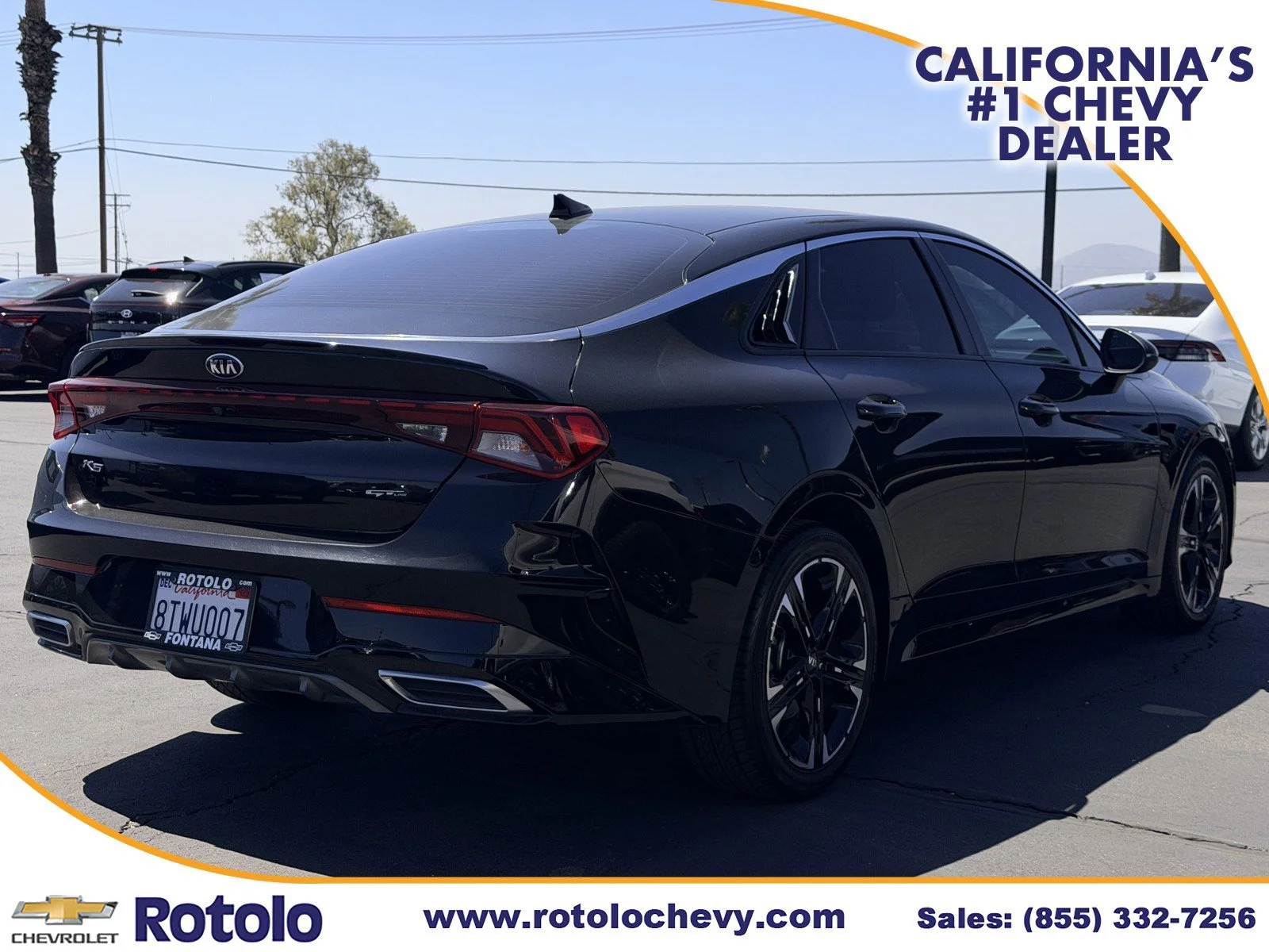 Used 2021 Ebony Black Kia GT-Line image 6