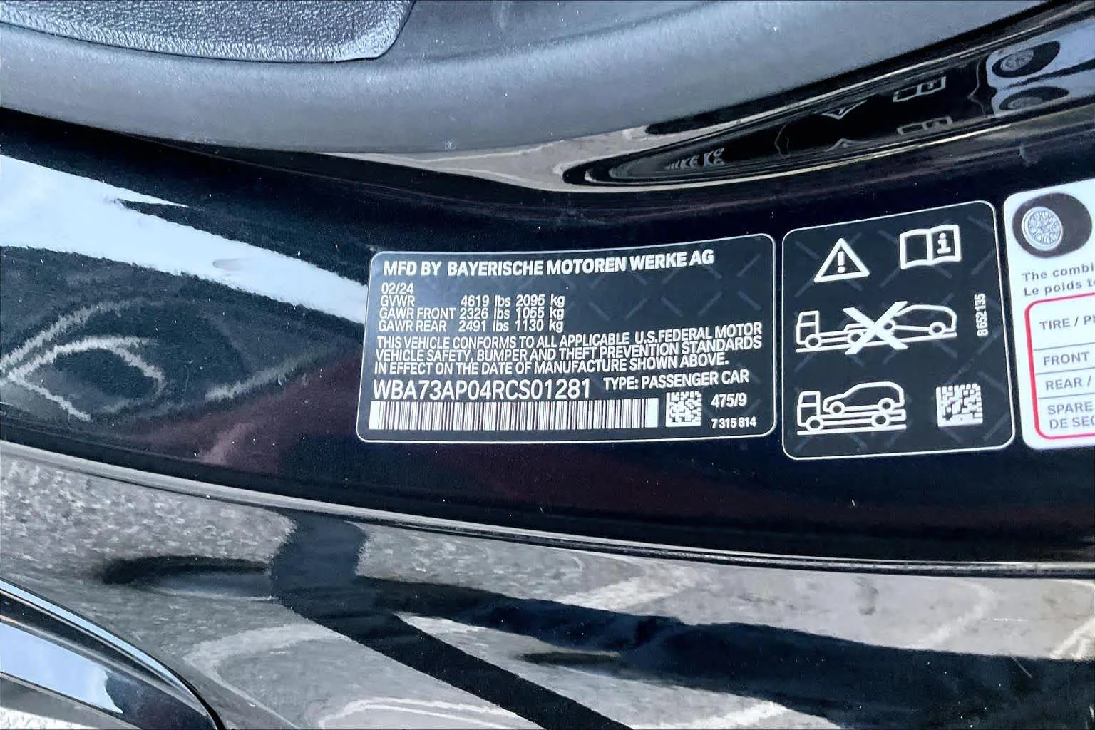 Certified Used 2024 Black Sapphire Metallic BMW 430i xDrive image 31