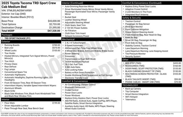 2025 Toyota Tacoma TRD Sport - Photo 7