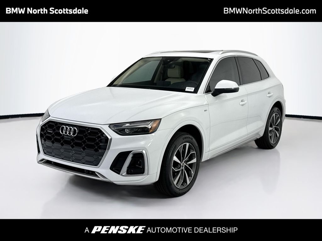 Used 2022 Glacier White Audi 45 S line Premium image 1