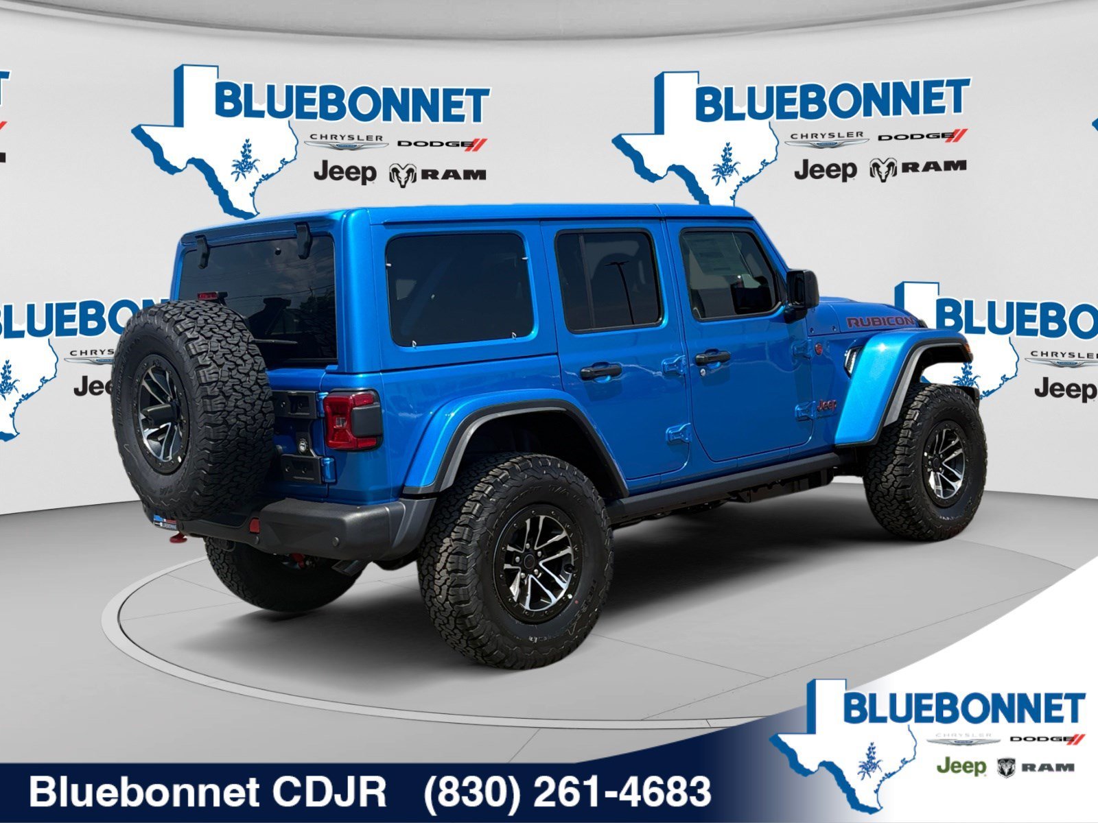 New 2026 Hydro Blue Pearl-Coat Exterior Paint Jeep Rubicon X image 5