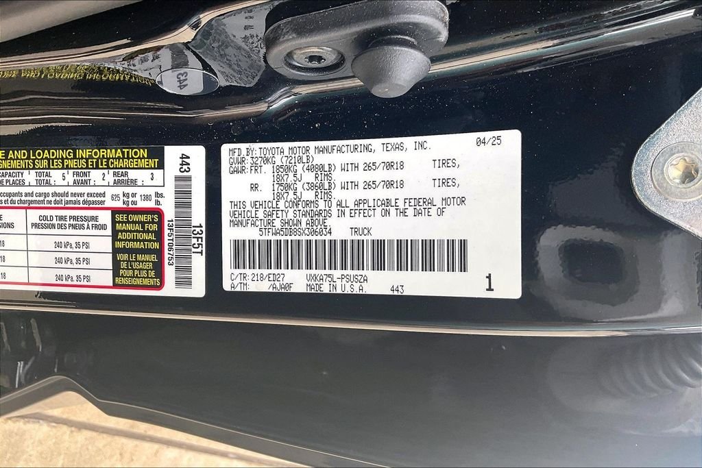 Used 2025 Black Toyota SR5 image 32