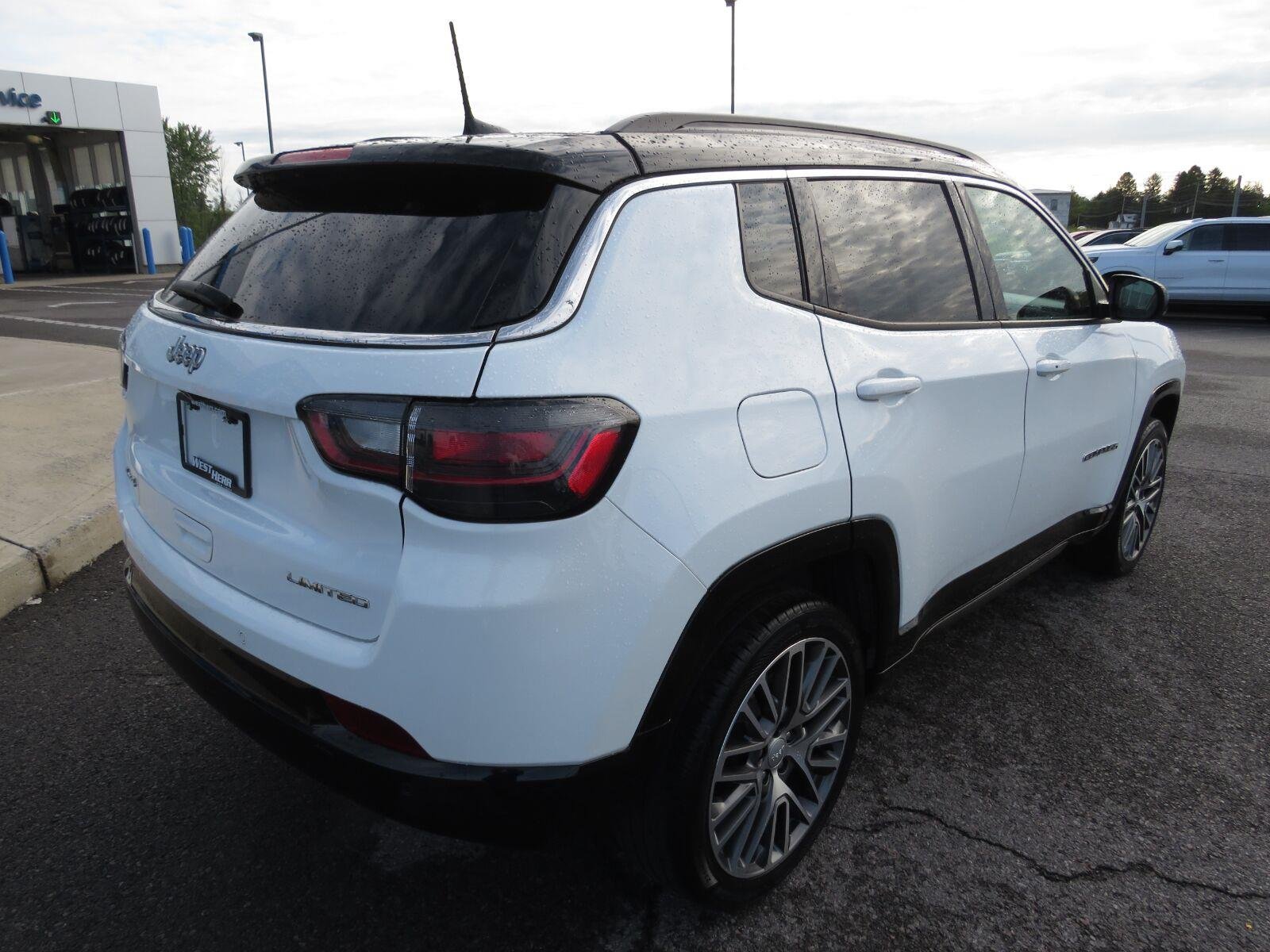 Used 2023 Bright White Clearcoat Jeep Limited image 7