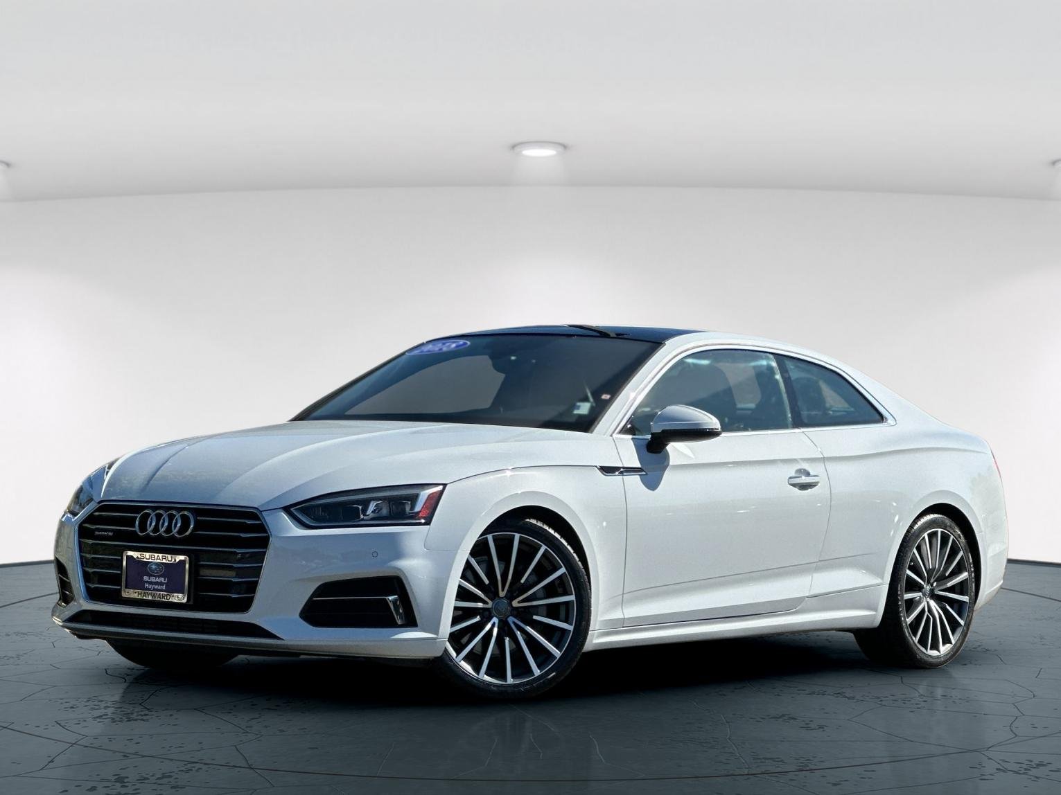 Used 2018 Audi A5 Coupe Premium Plus with VIN WAUPNAF51JA004141 for sale in Pleasanton, CA