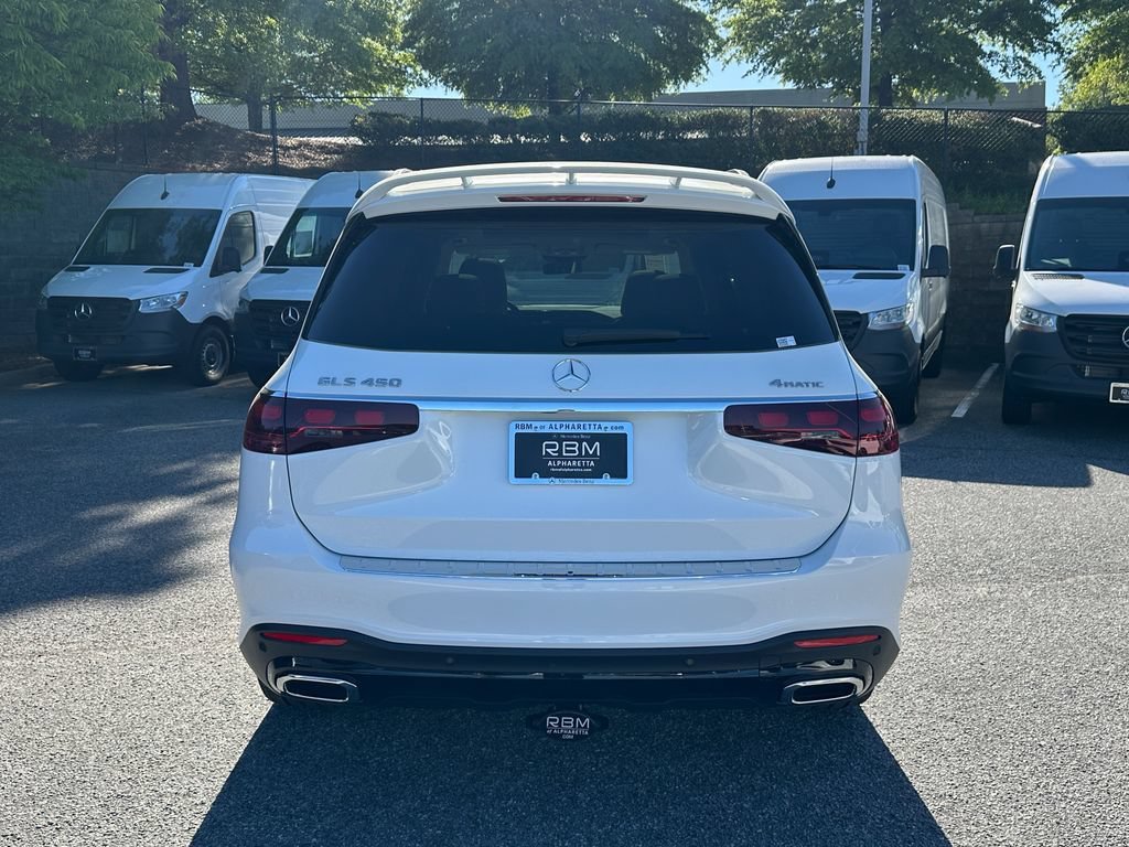 New 2026 MANUFAKTUR Moonlight White Metallic Mercedes-Benz GLS 450 image 7