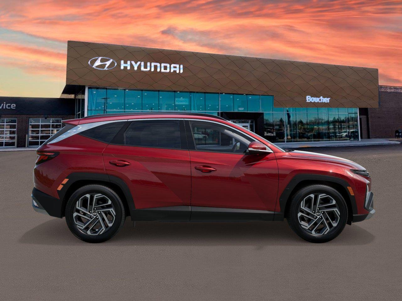 New 2026 Ultimate Red Hyundai SEL Plus AWD image 7