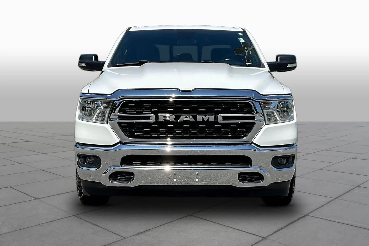 Used 2022 Bright White Clearcoat Ram Big Horn image 4