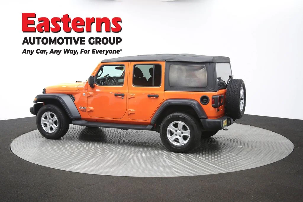 Used 2018 Orange Jeep Unlimited Sport S image 60