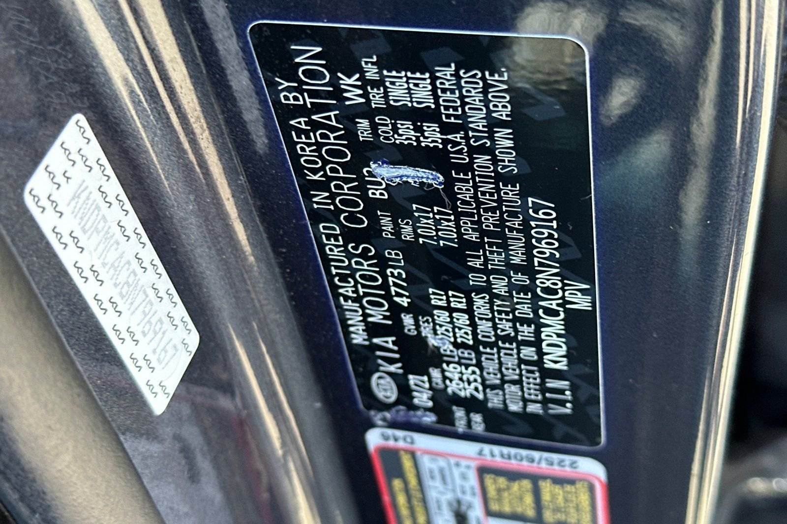 Used 2022 Blue Kia LX image 35