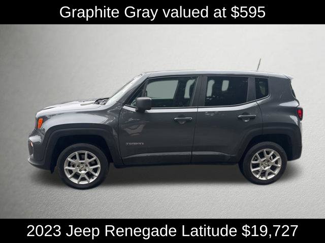 Used 2023 Graphite Gray Jeep Latitude image 2