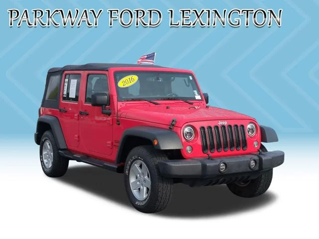 Used 2016 Red Jeep Unlimited Sport image 7
