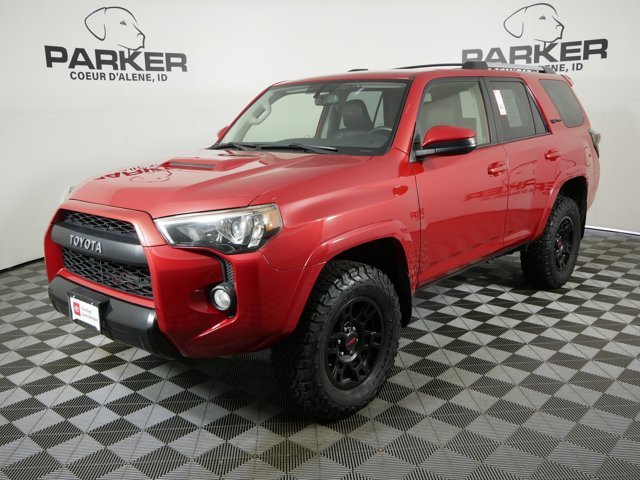 Used 2017 Barcelona Red Metallic Toyota TRD Pro image 1