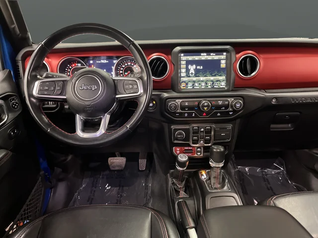 Used 2022 Blue Pearl Jeep Unlimited Rubicon image 5