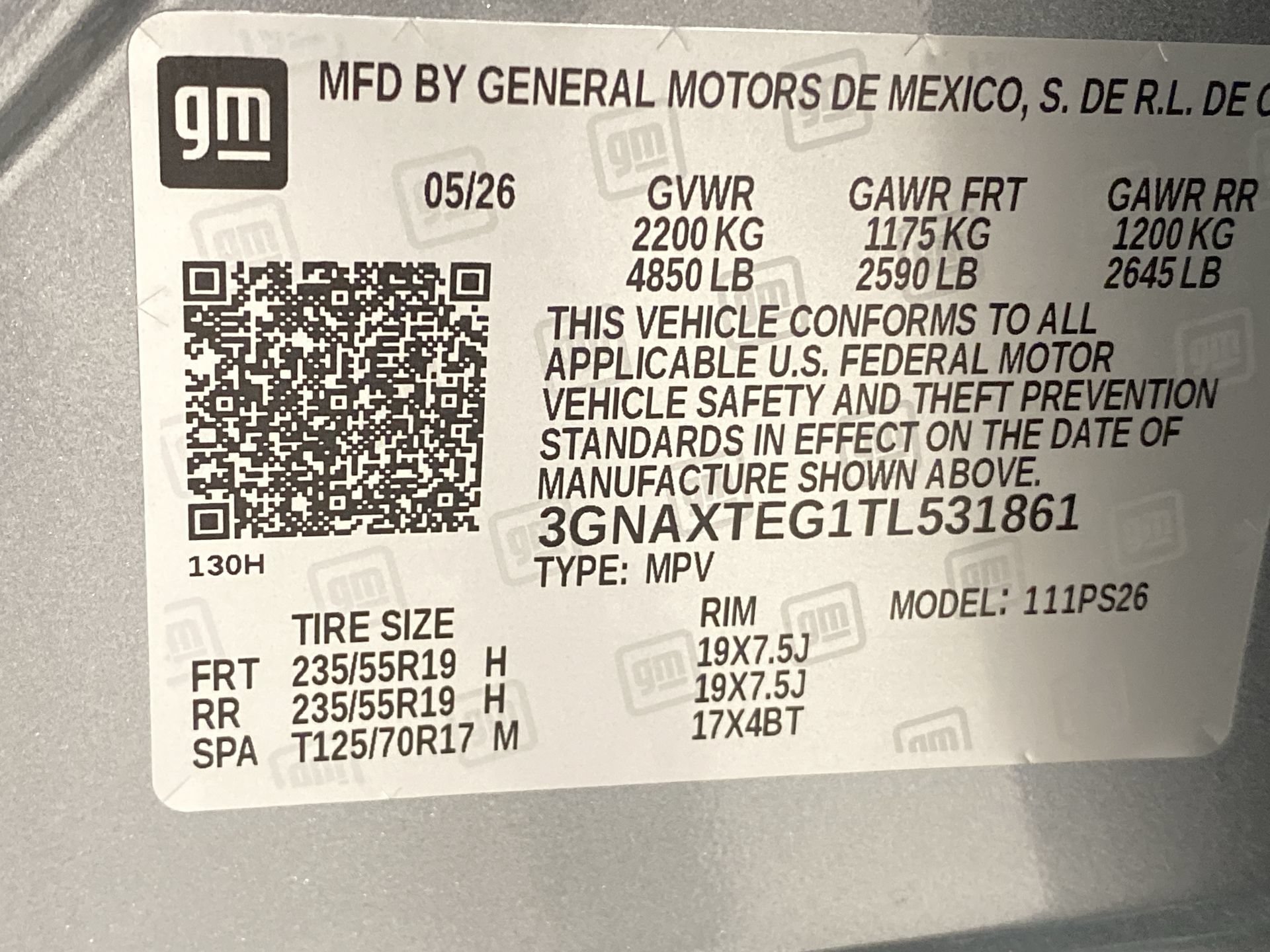 New 2026 Sterling Gray Metallic Chevrolet RS image 33