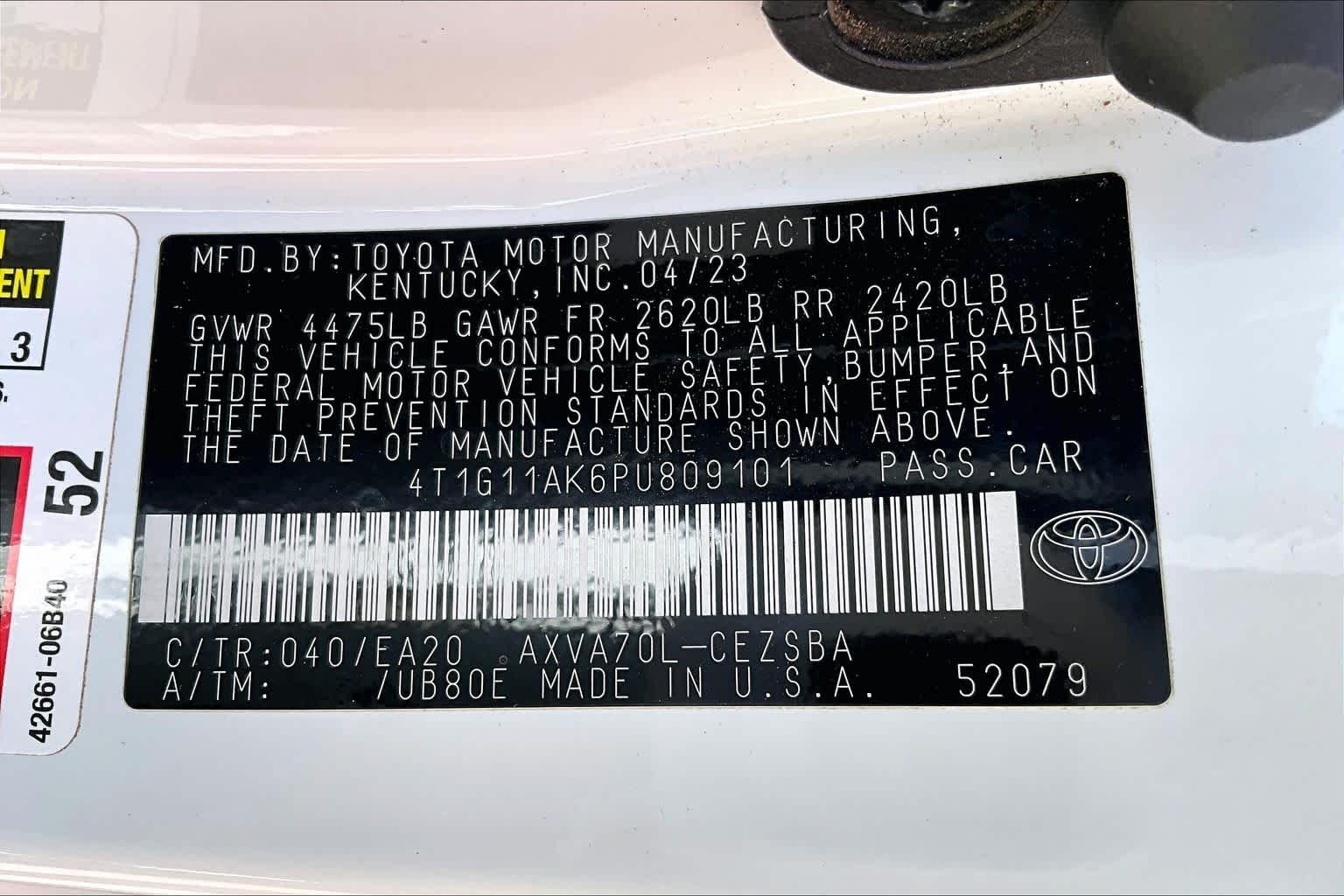 Certified Used 2023 Ice Cap Toyota SE image 32