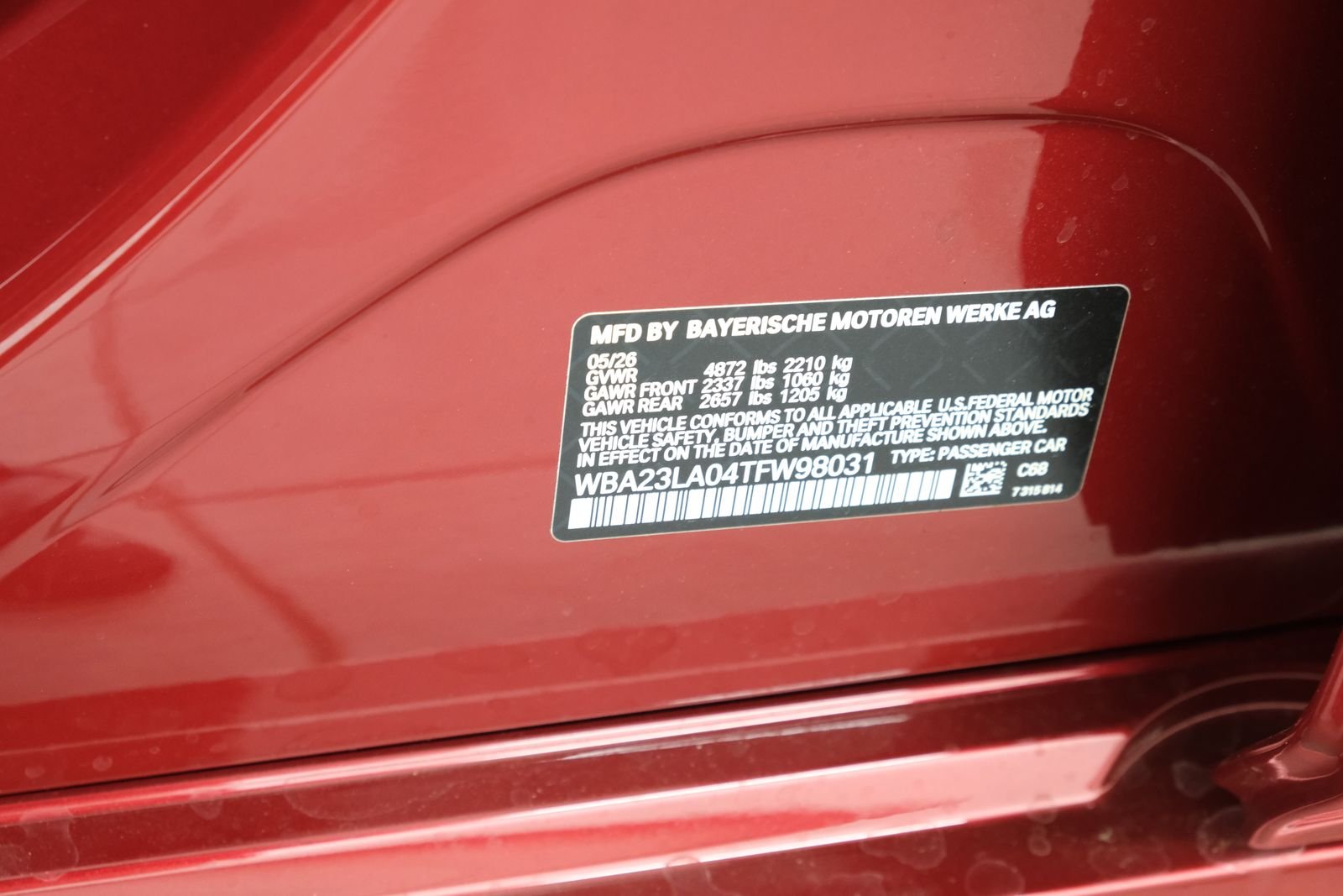 New 2026 Vegas Red Metallic BMW 330i xDrive image 52