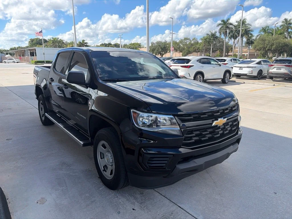 Used 2022 Black Chevrolet Work Truck image 1