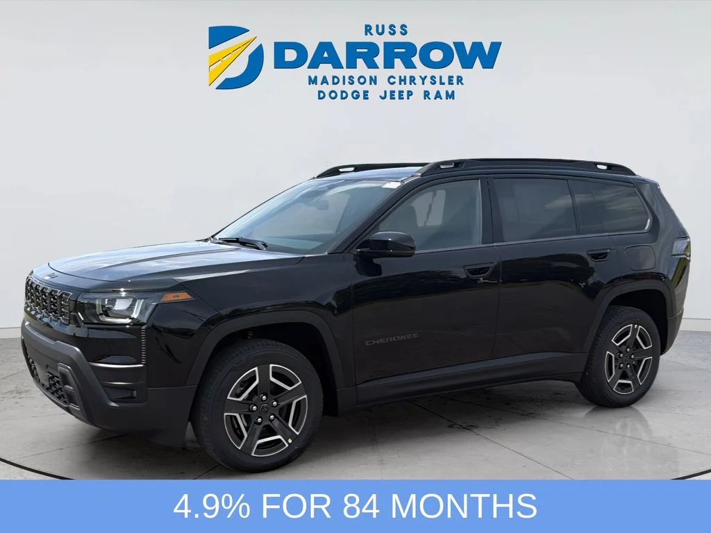 New 2026 Diamond Black Crystal Pearl-Coat Exterior Paint Jeep Limited image 1