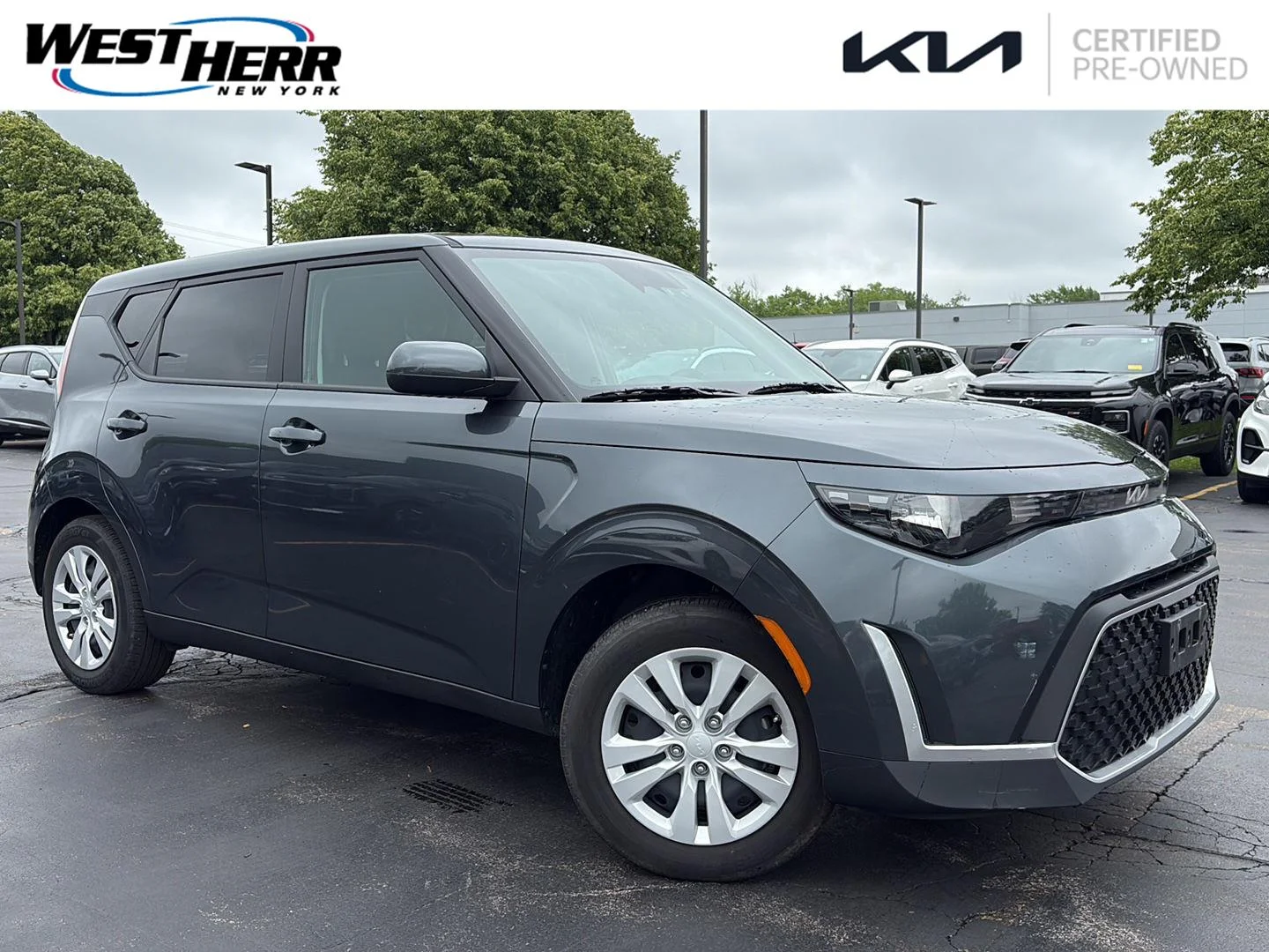 Certified Used 2025 Gravity Gray Kia LX image 1