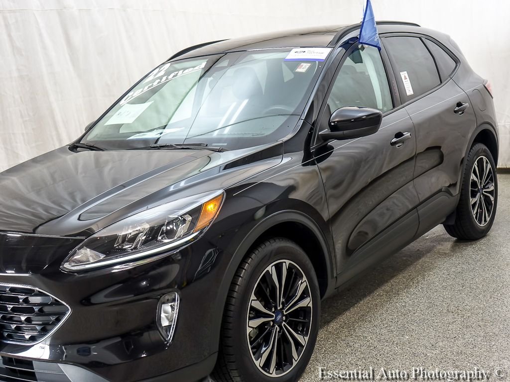 Certified Used 2022 Black Metallic Ford SEL image 4