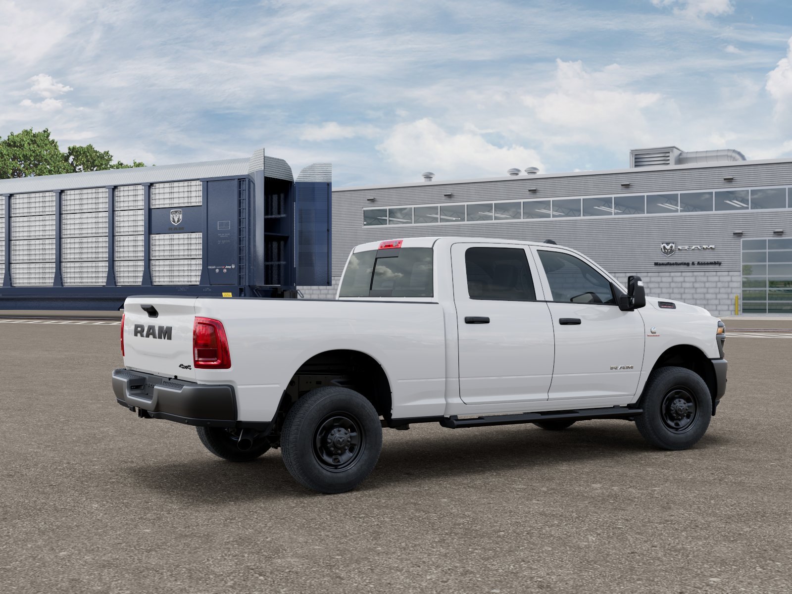 New 2026 Bright White Clear-Coat Exterior Paint RAM  image 2