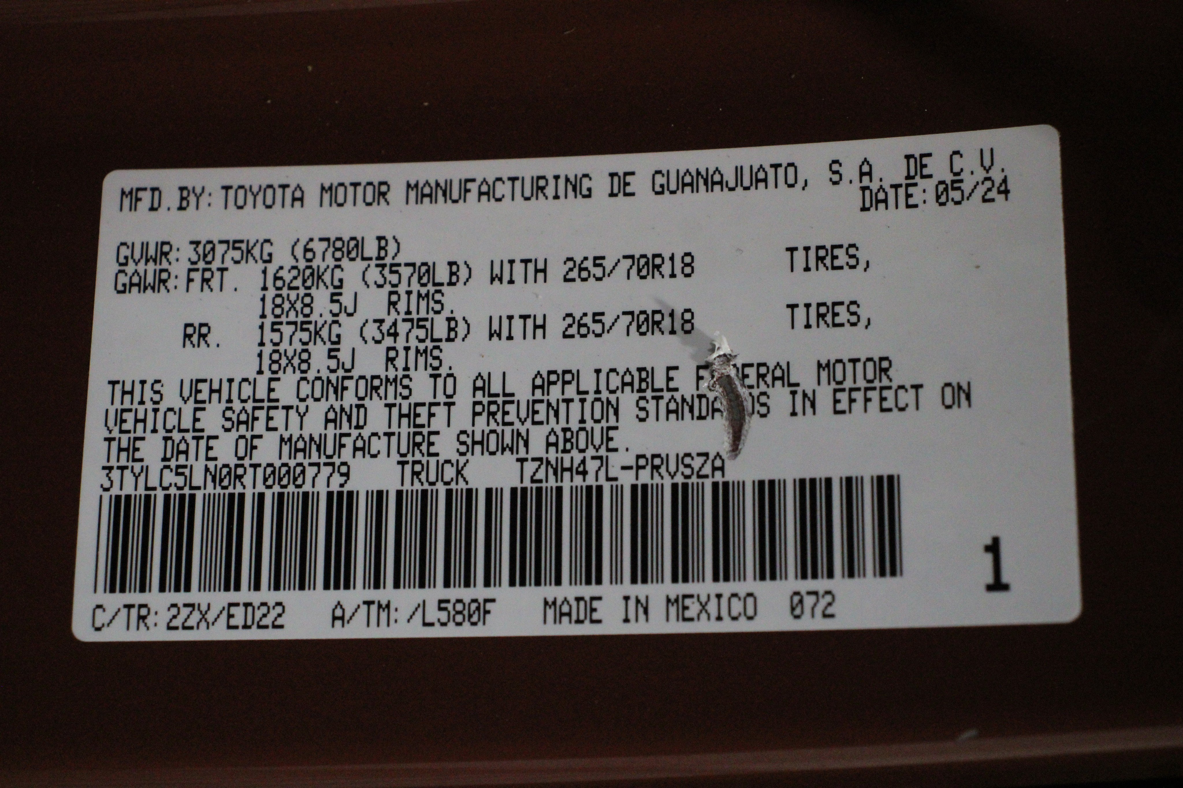 Used 2024 Terra W/ Black Roof Toyota TRD Pro image 44