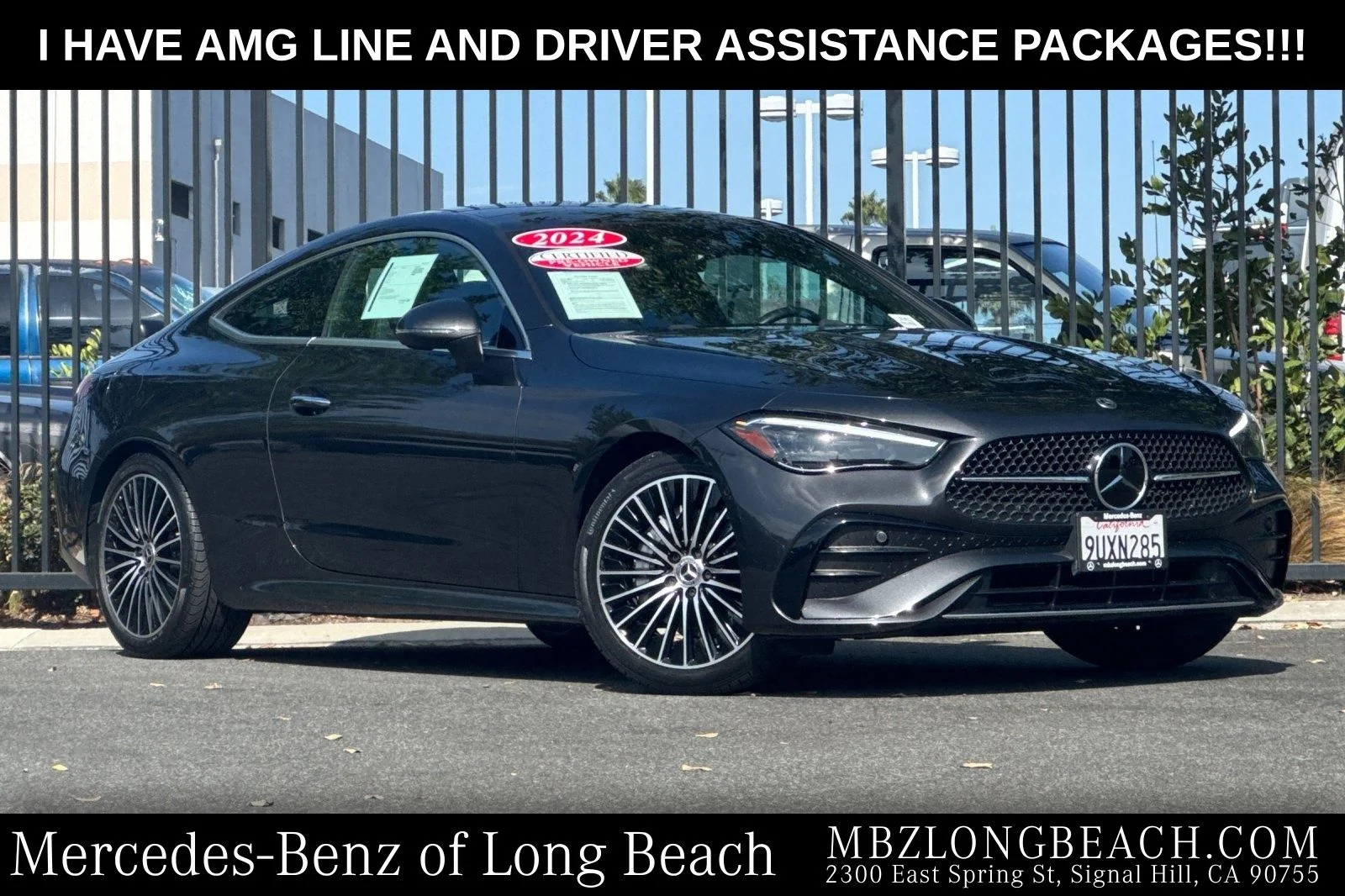 Certified Used 2024 Gray Mercedes-Benz CLE 300 image 1