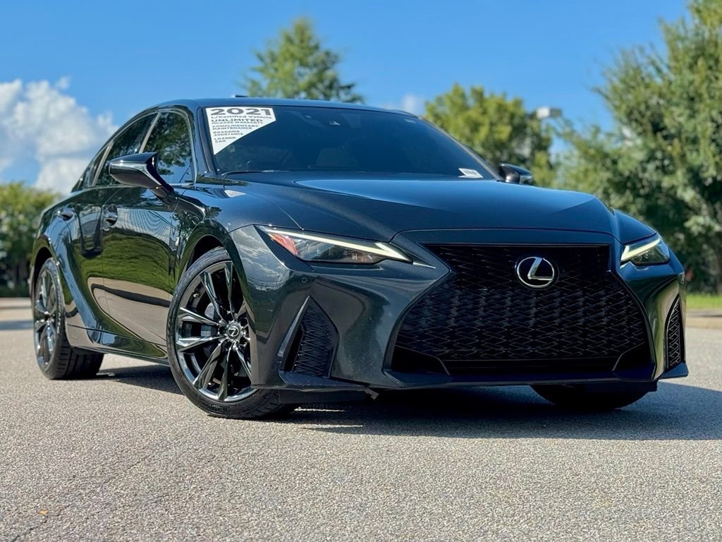 Certified Used 2021 Black Lexus 350 F SPORT image 2