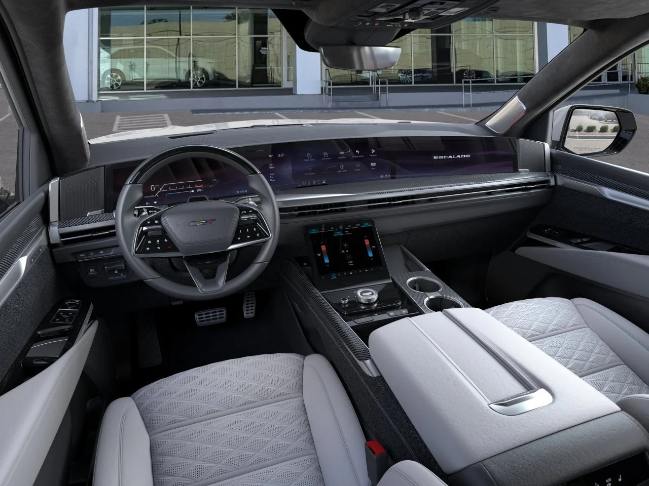 New 2027 Vibrant White Tricoat Cadillac AWD V-Series image 15