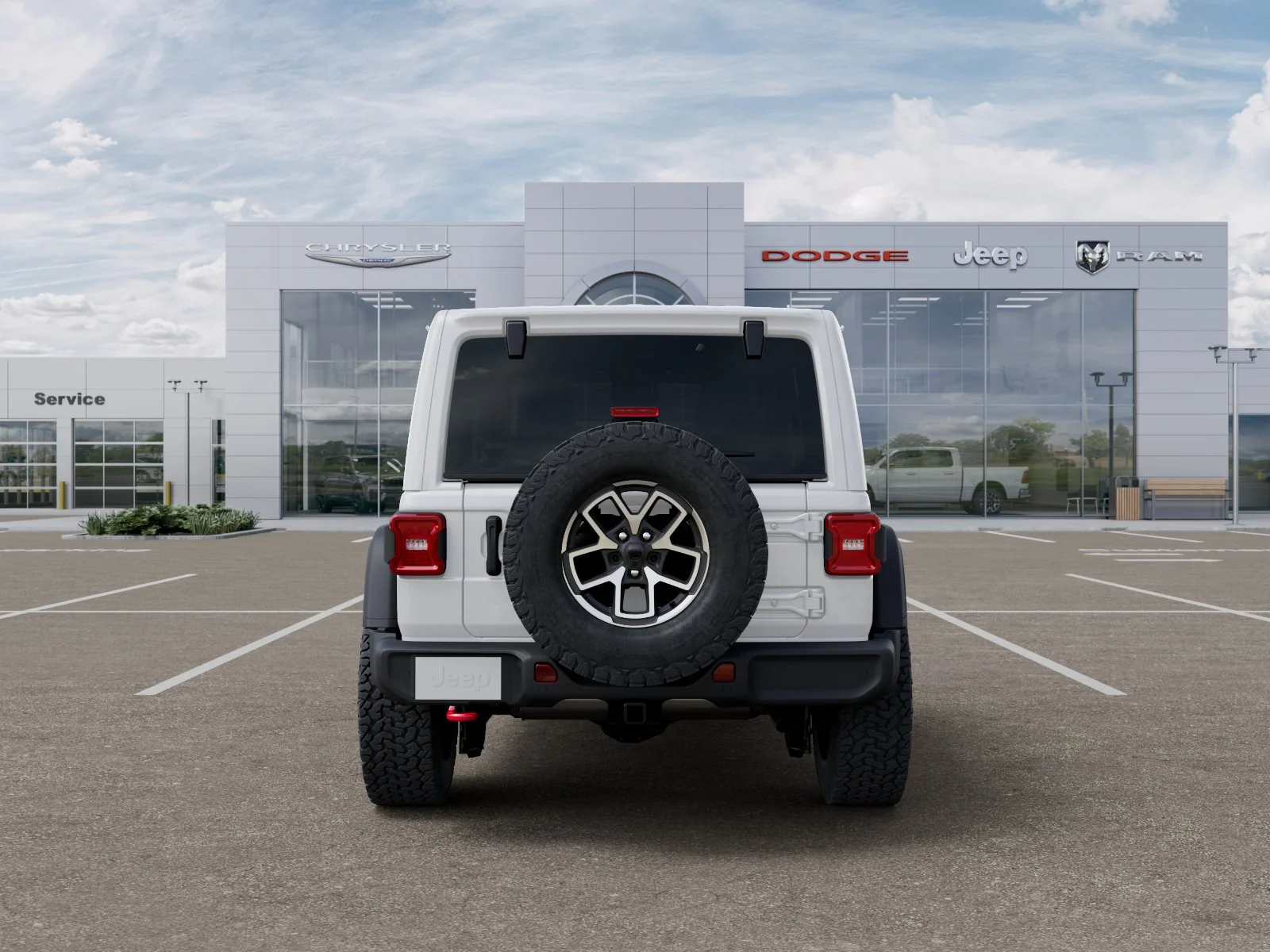 New 2026 Bright White Clear-Coat Exterior Paint Jeep Rubicon image 38